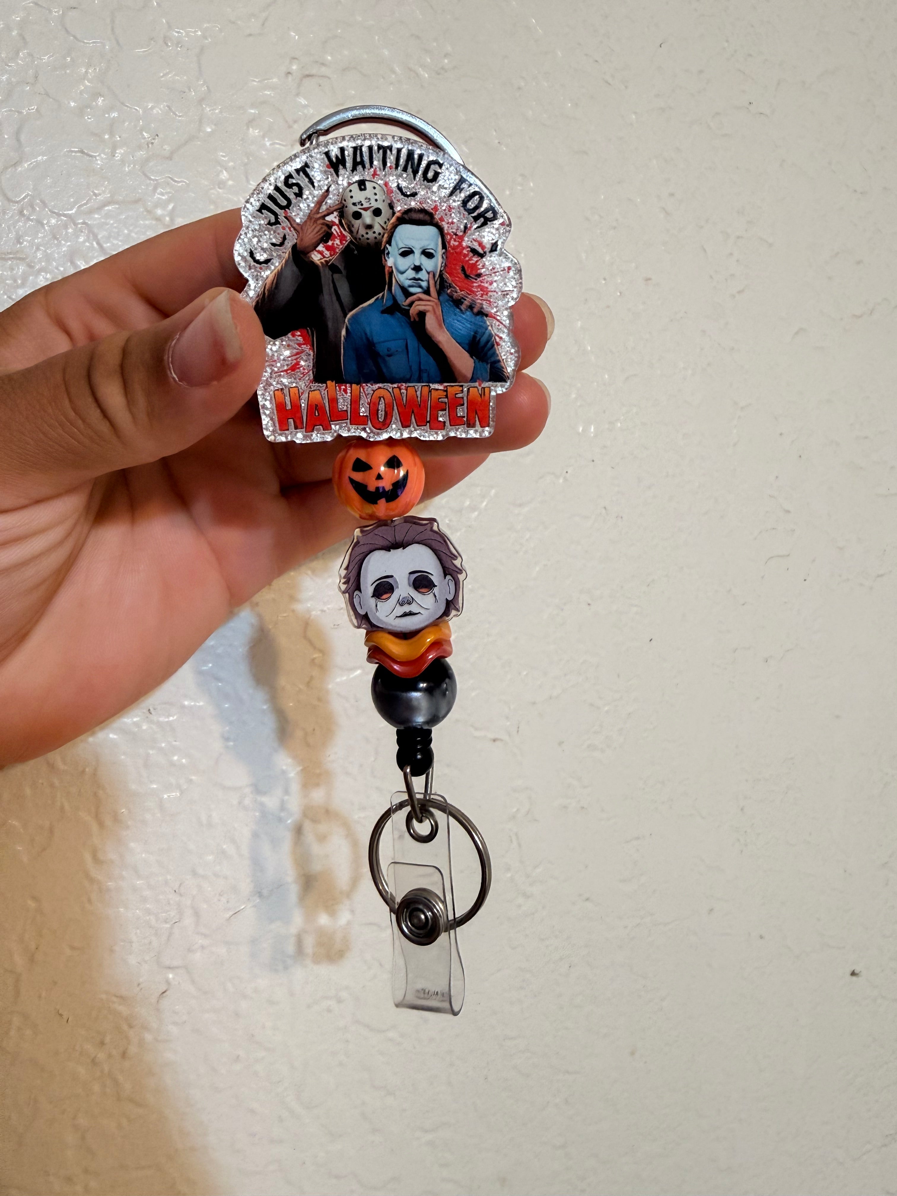 Halloween badge reel