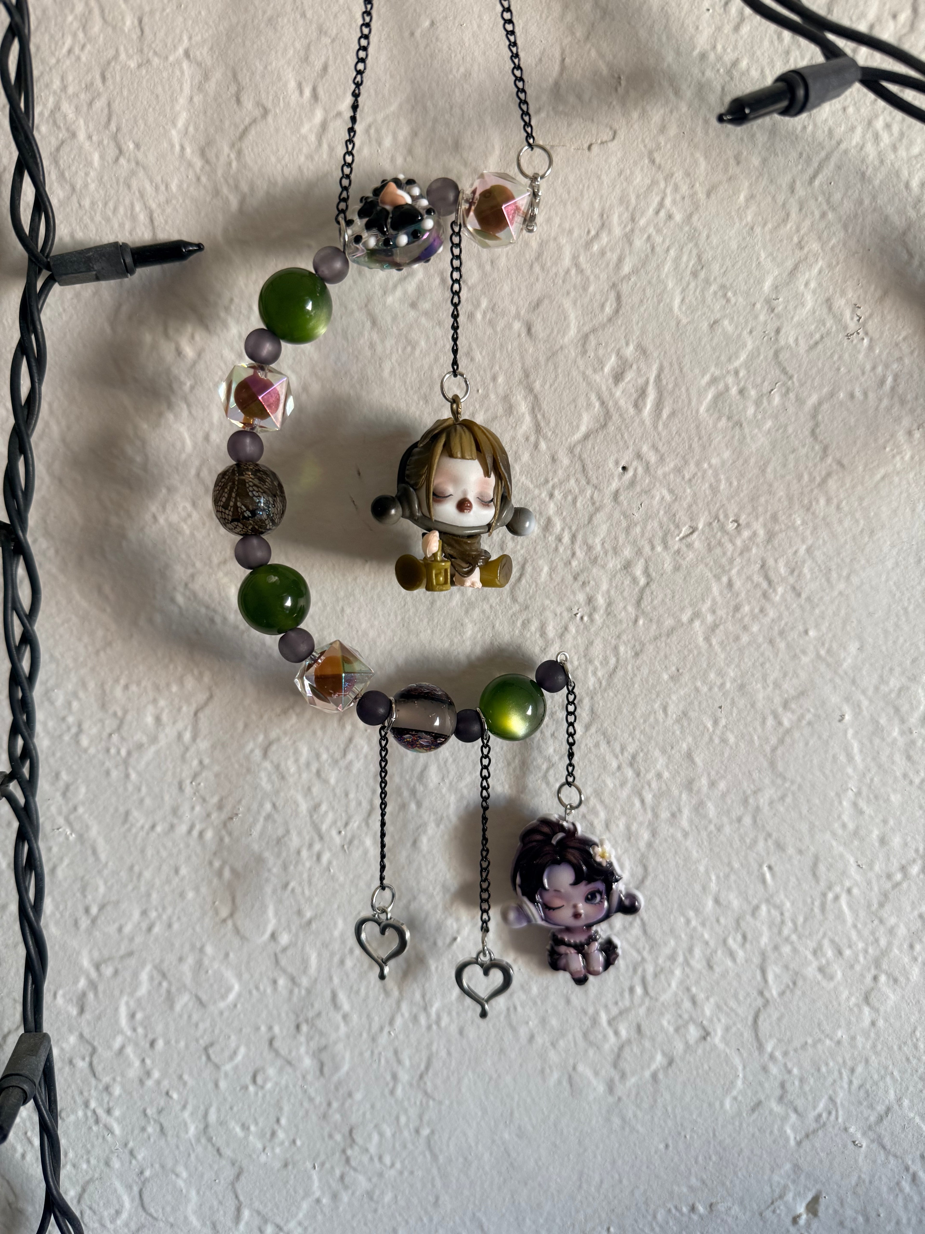 SkullPanda car charm
